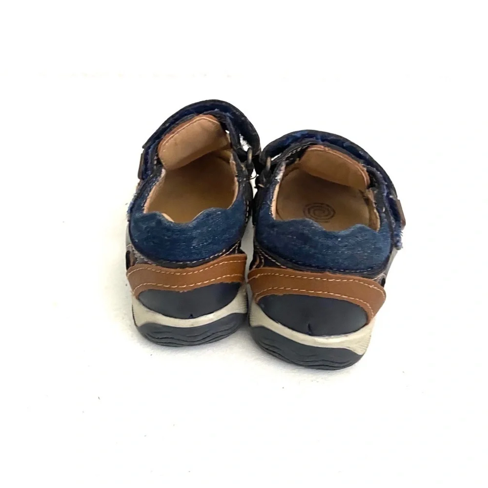 BAMBINO blu closed toe toddler sandal